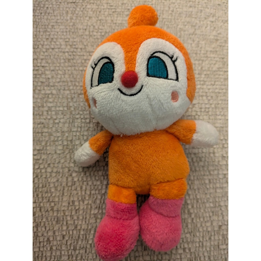 Kachanman Anpanman SEGA toys 7" mother‎ Furin Smile Plush Kachan Beani Japan